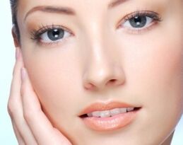 the essence of the process for fractional rejuvenation of facial skin