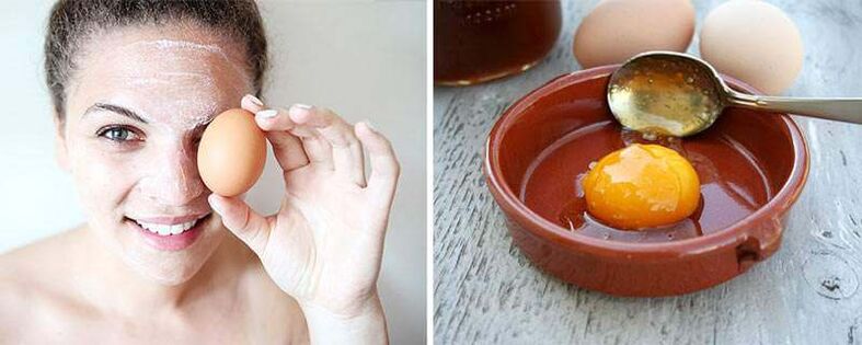 egg mask to rejuvenate the skin